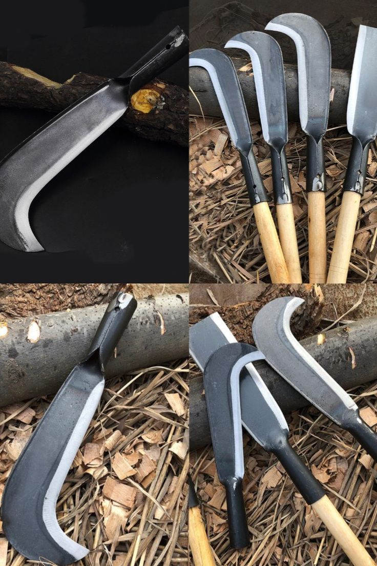 High Carbon Steel Sharp Sickle | Wooden Handle Household Farm Sickle