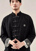 Cheongsam Denim Shirt for men, Chinese style Denim Jacket - hookupcart - Cheongsam Denim Shirt for men, Chinese style Denim Jacket -  -  - #tag4# - #tag3# - Cheongsam Denim Shirt for men, Chinese style Denim Jacket - hookupcart