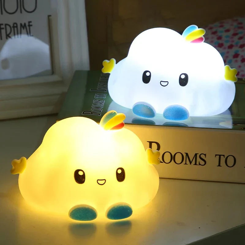 🌙 Cute Silicone Night Lamp | Rechargeable LED Night Light